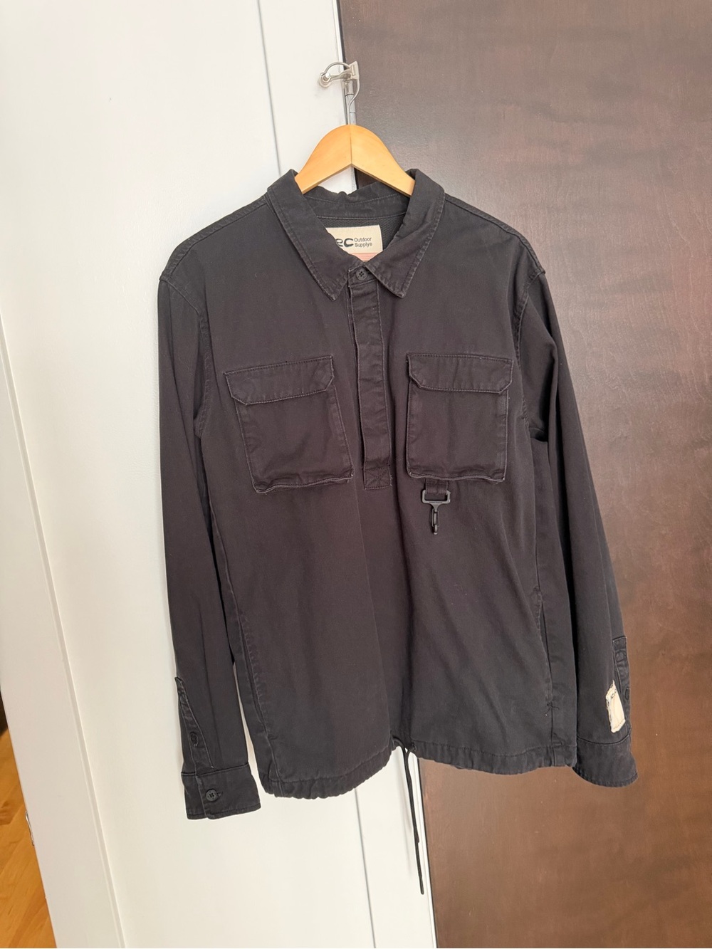 Reese Cooper RC Outdoor Supply Black Over Shirt Mens Large